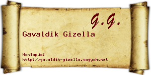 Gavaldik Gizella névjegykártya